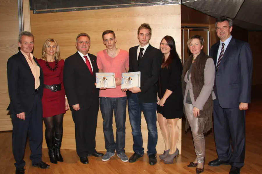 1a-Installateur Scheu Lehrlinge bei der Ehrung für ausgezeichnete Erfolge