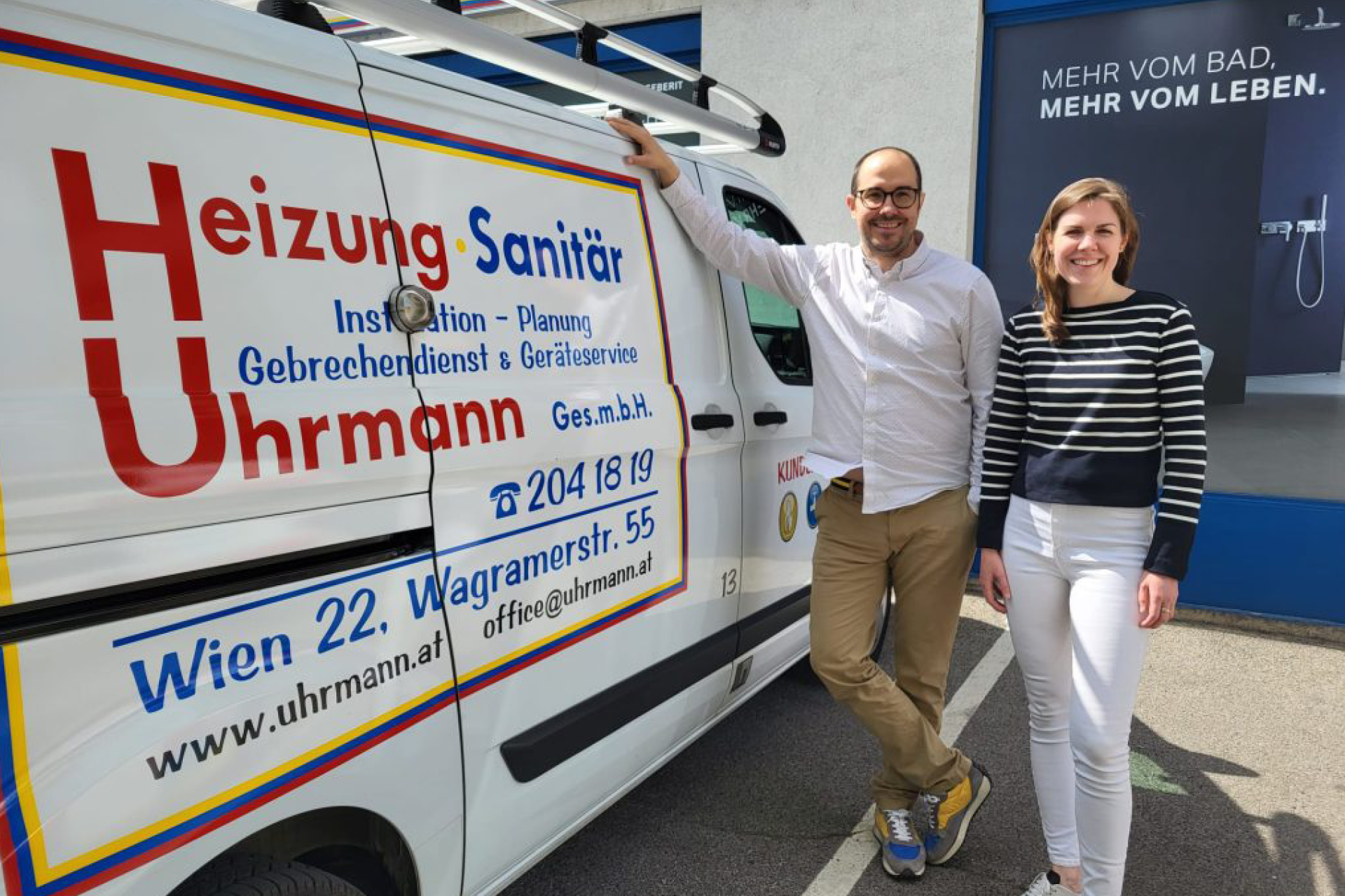 1a Installateur Uhrmann Wien Donaustadt Gute Zusammenarbeit ist das A und O