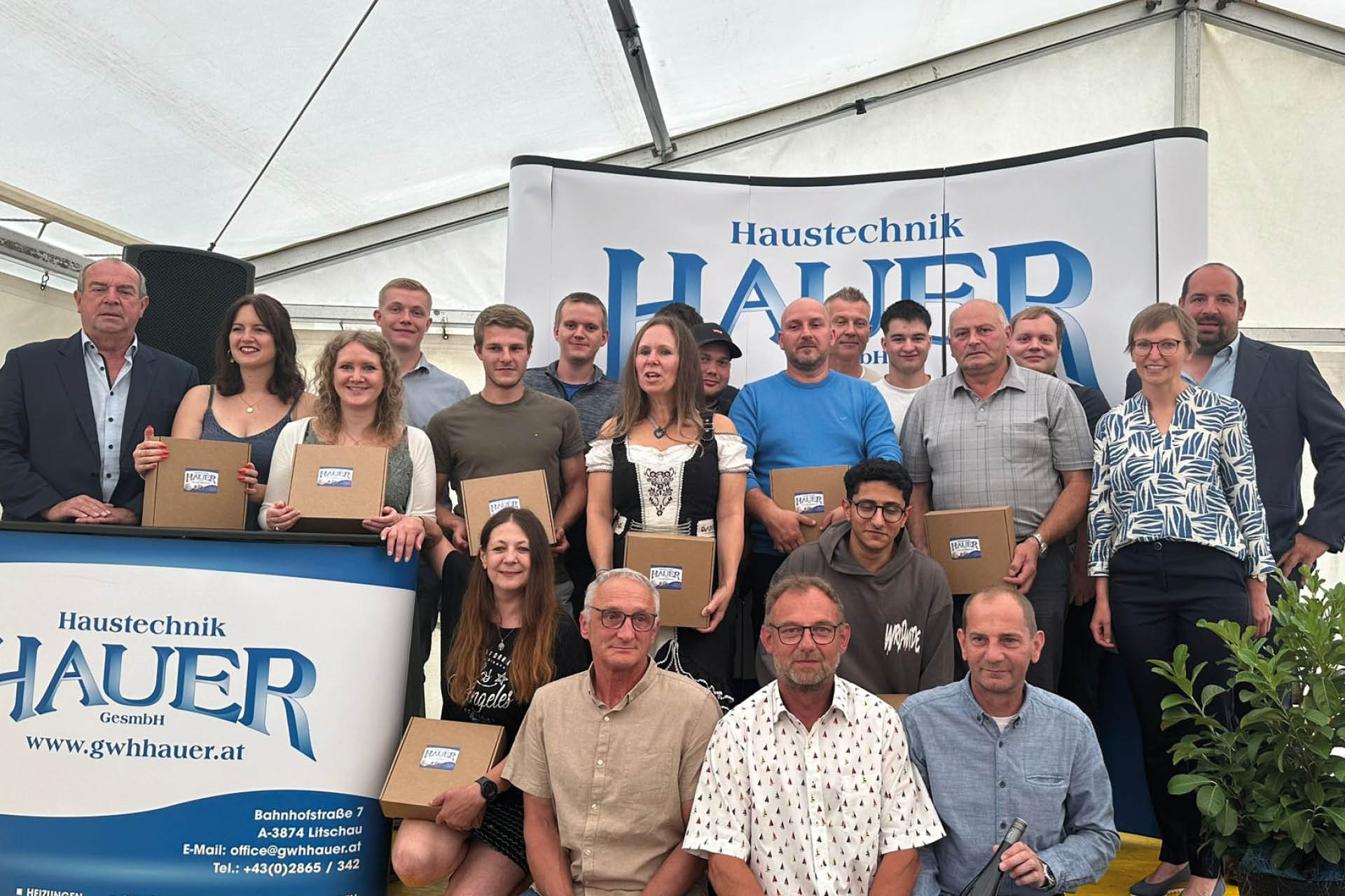 1a-Installateur Hauer feiert 30-jähriges Jubiläum Litschau Niederösterreich