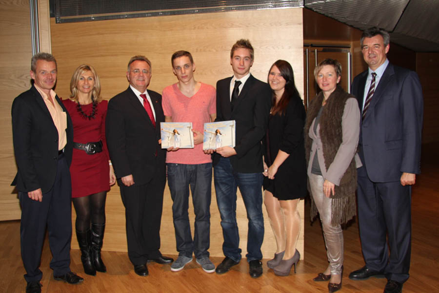 1a-Installateur Scheu Lehrlinge bei der Ehrung für ausgezeichnete Erfolge